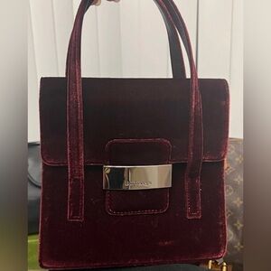 Vintage Burberry | Velvet Hand Bag